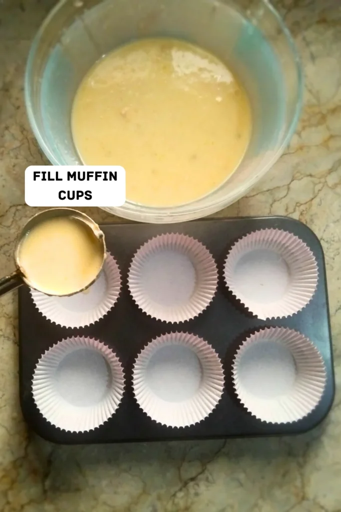 filling muffin cups filling muffin cups