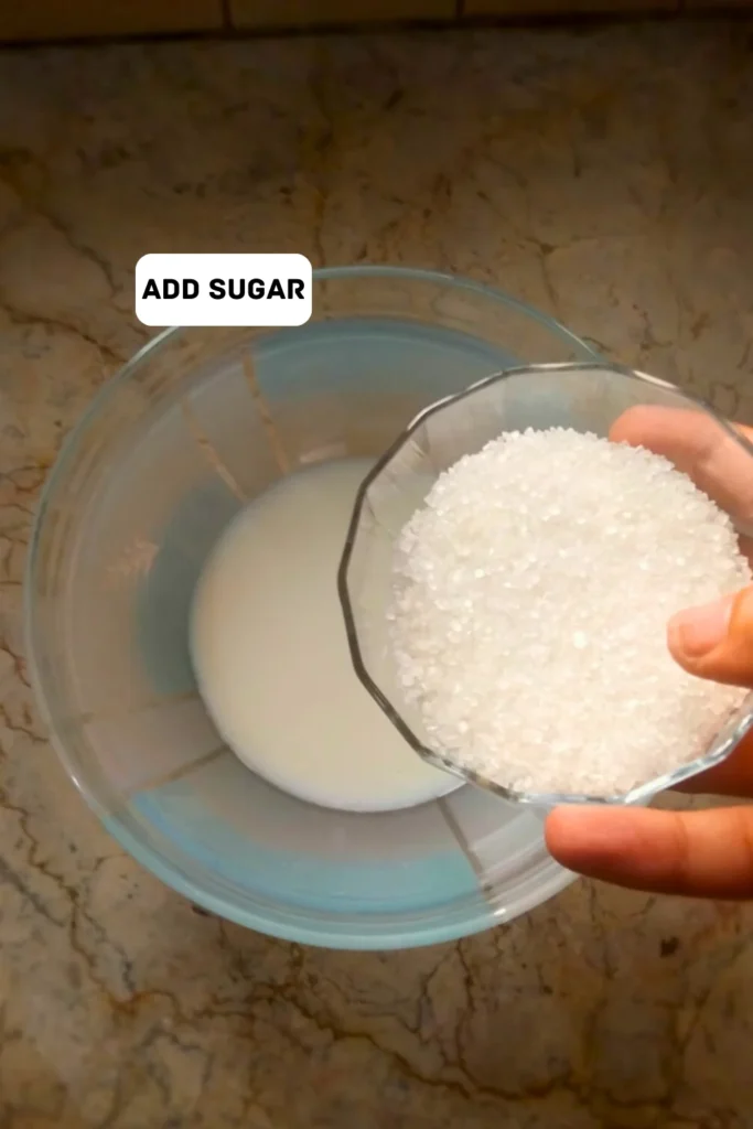 Add sugar Add sugar
