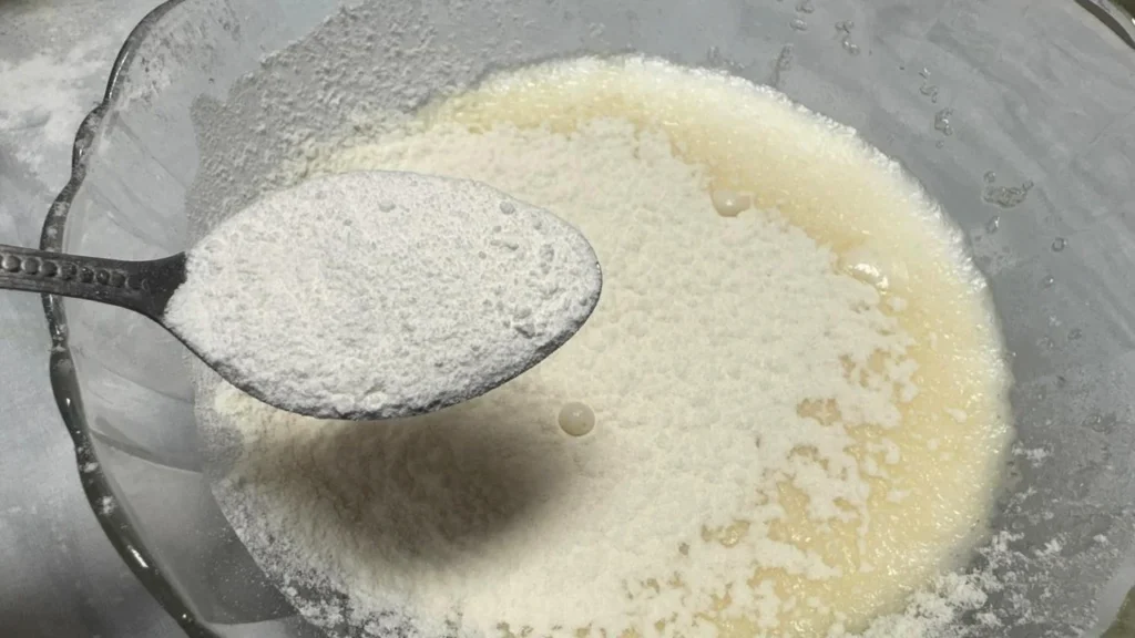 1tsp of baking powder 1tsp of baking powder